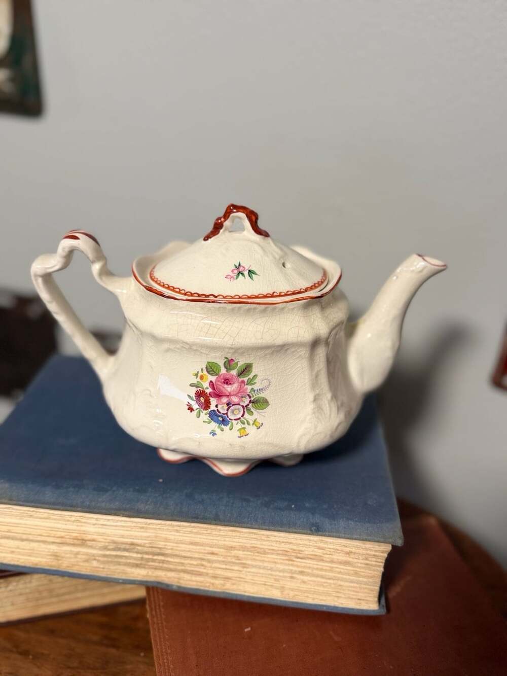 Arthur Wood England Floral Teapot 5217